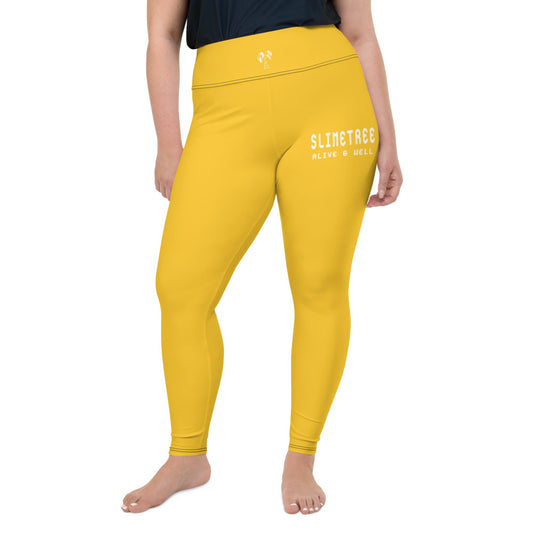 "CALC" Plus Size Leggings Golden