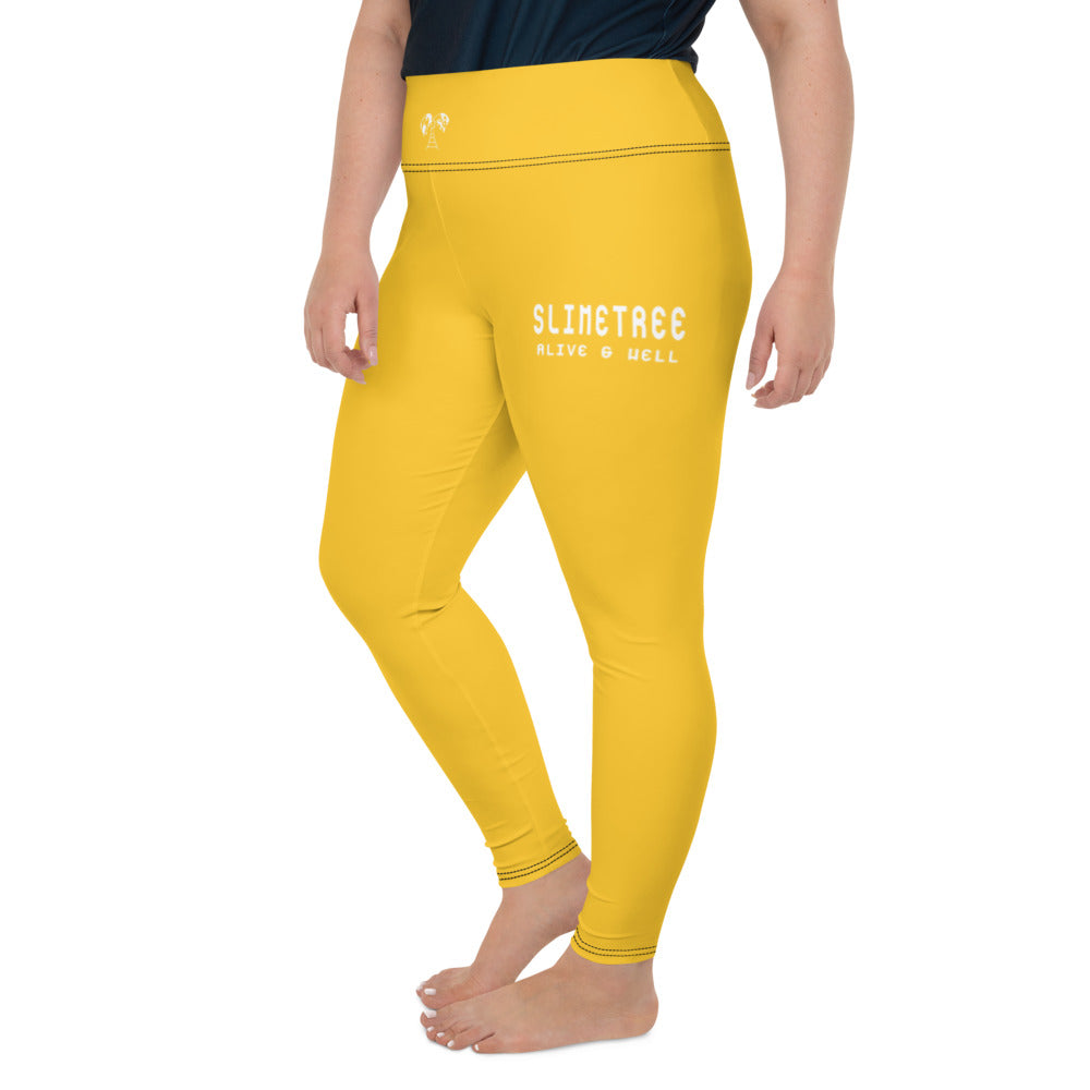 "CALC" Plus Size Leggings Golden