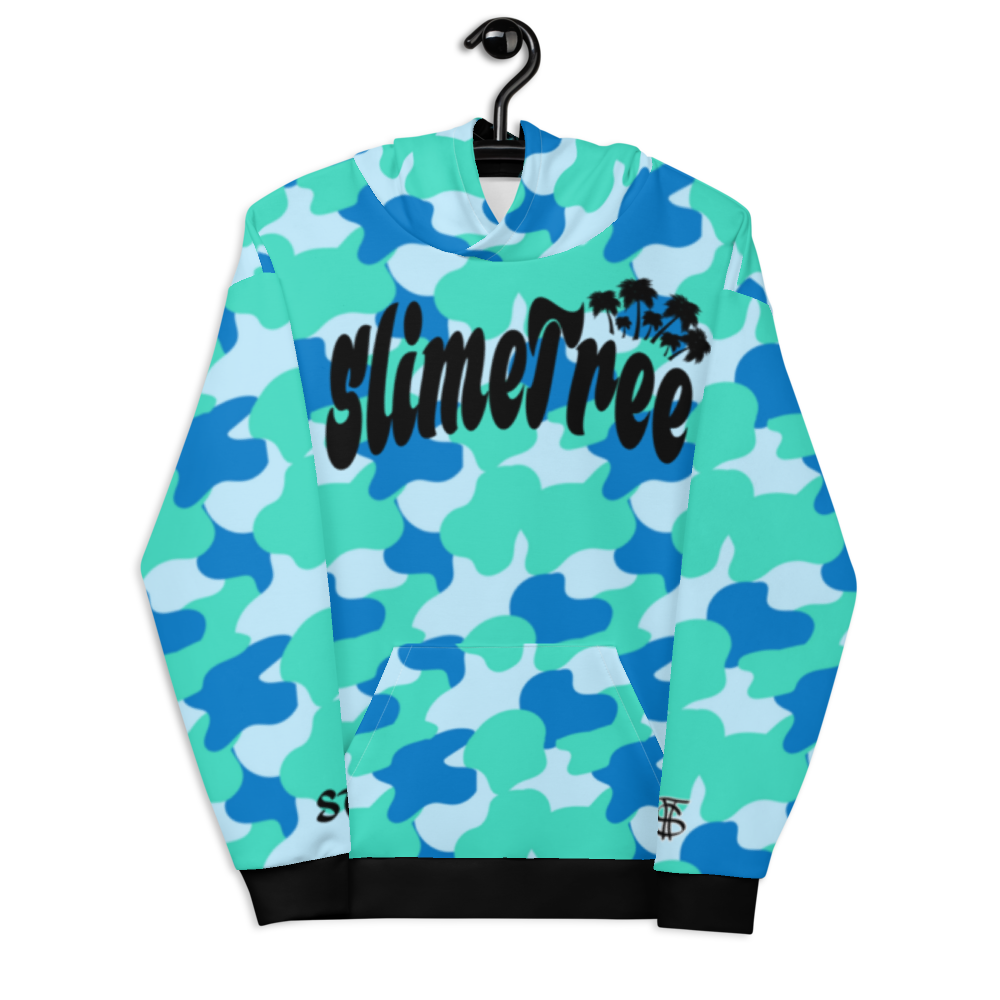 Aqua Camo Unisex Hoodie
