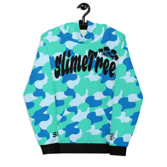 Aqua Camo Unisex Hoodie