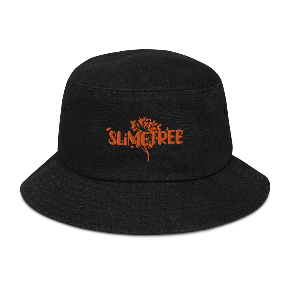 Orange “Fall 21” Denim bucket hat