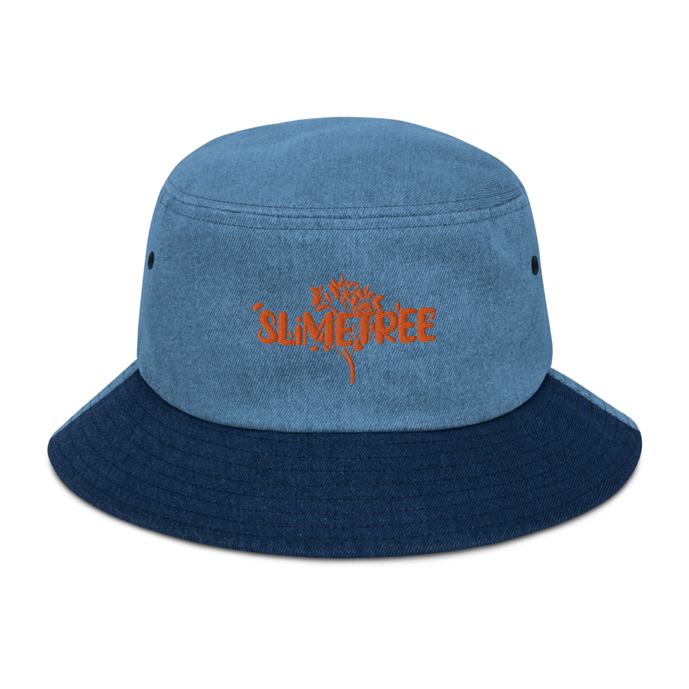 Orange “Fall 21” Denim bucket hat