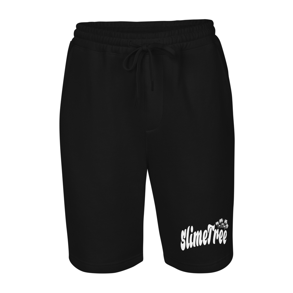 white "Curve" Men's fleece shorts