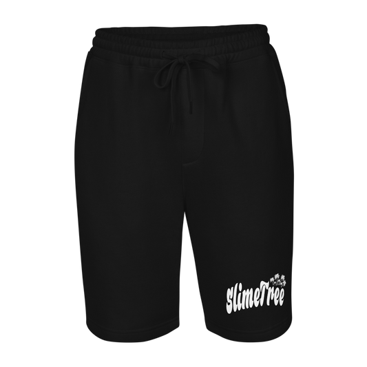 white "Curve" Men's fleece shorts