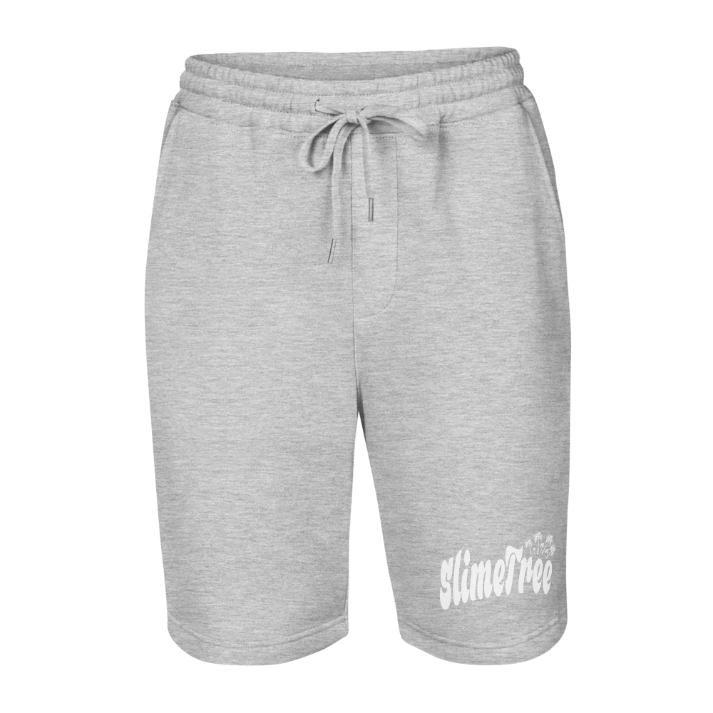 white "Curve" Men's fleece shorts