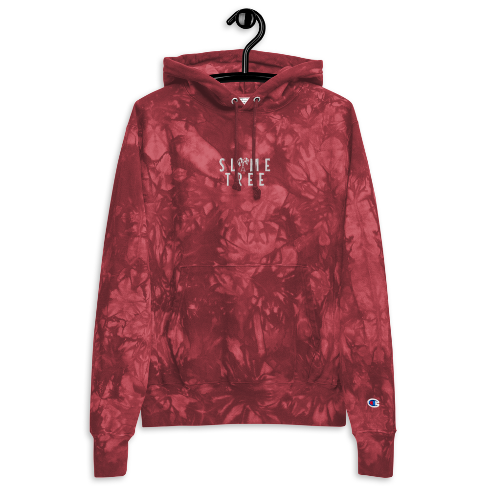 “SL_ME” Unisex Champion tie-dye hoodie
