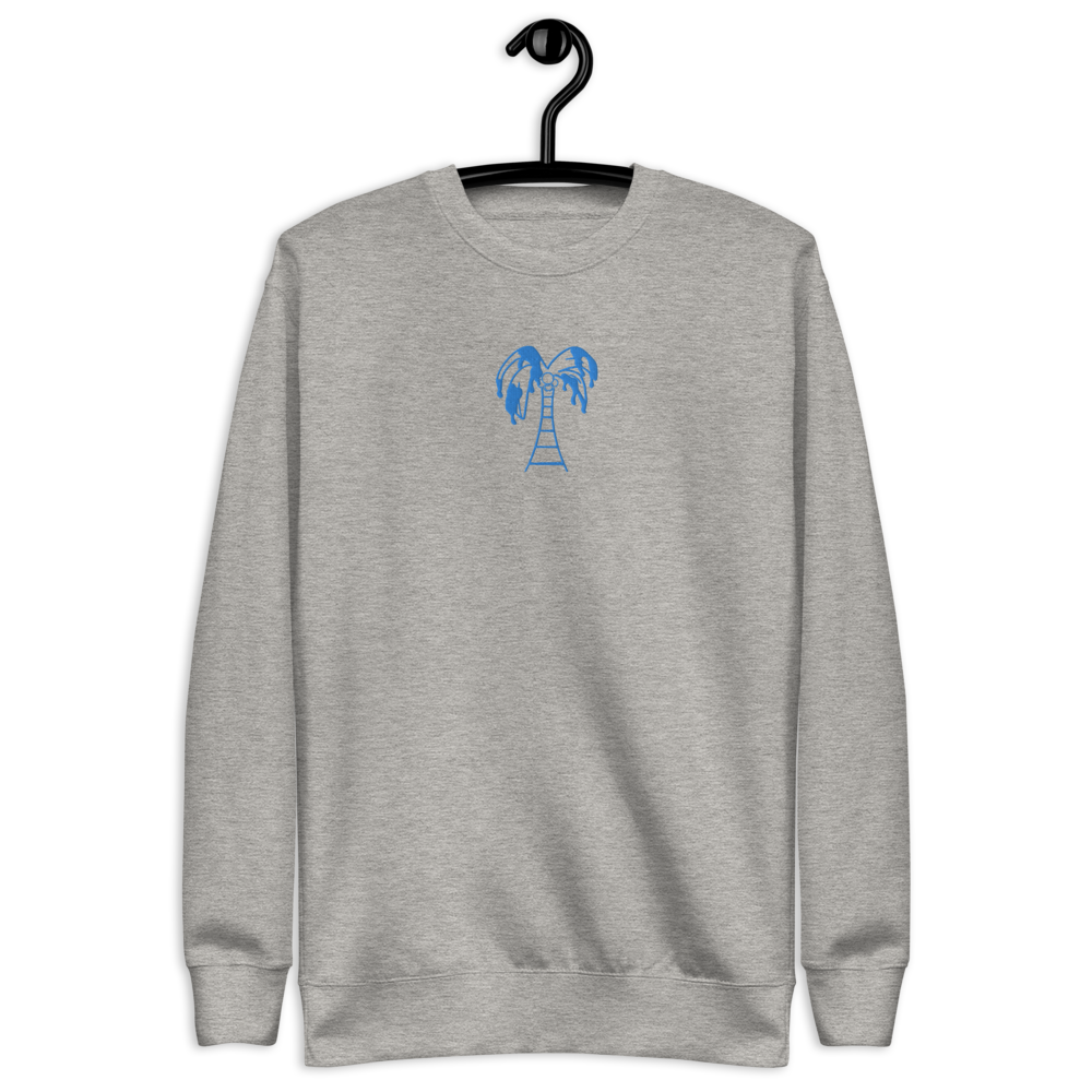 Big Face Classic ‘aqua’ Unisex Fleece Pullover