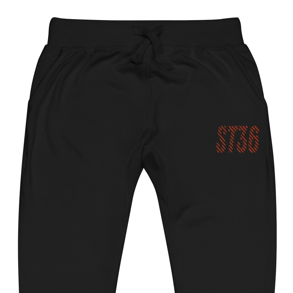 Maroon Racer EMB Unisex fleece sweatpants