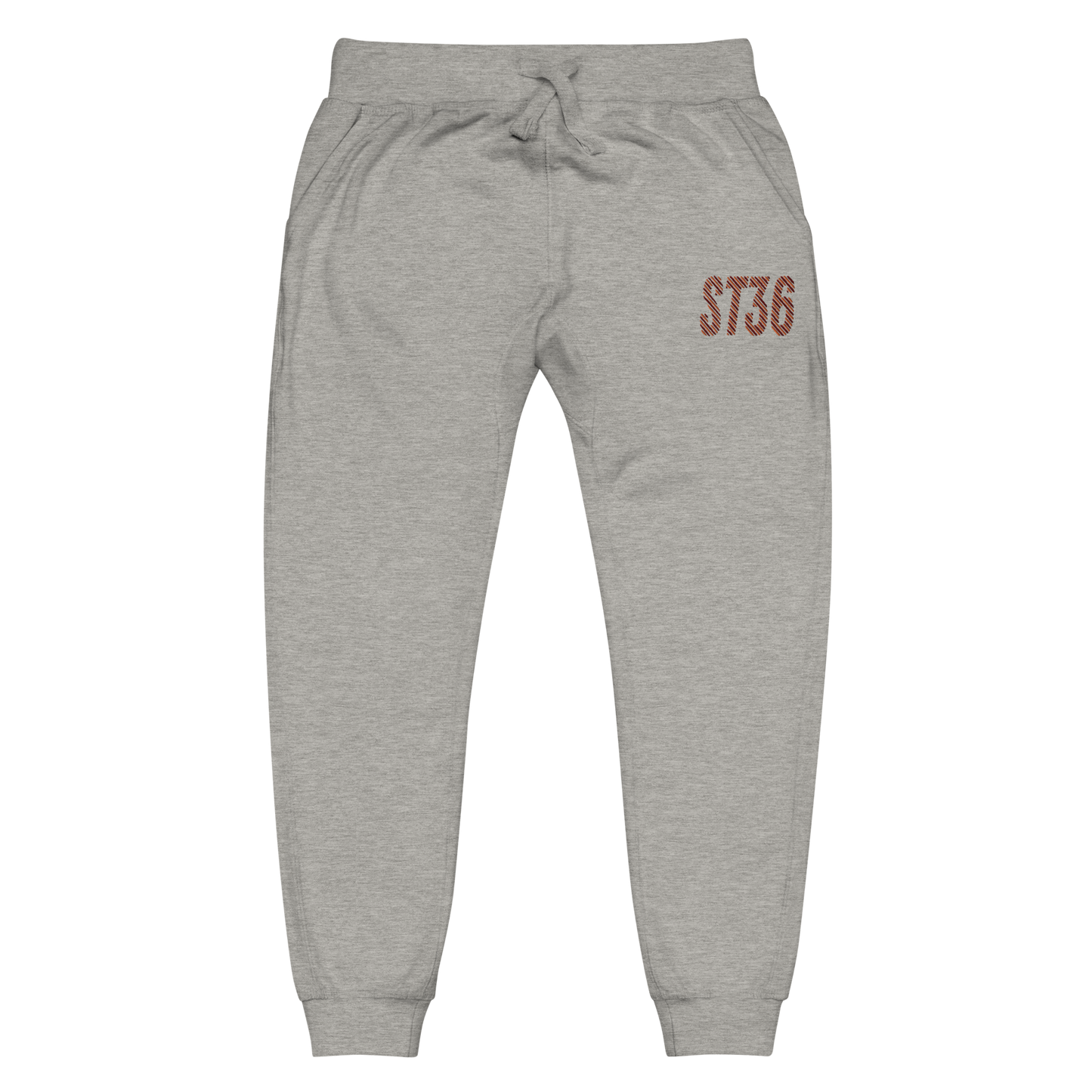 Maroon Racer EMB Unisex fleece sweatpants