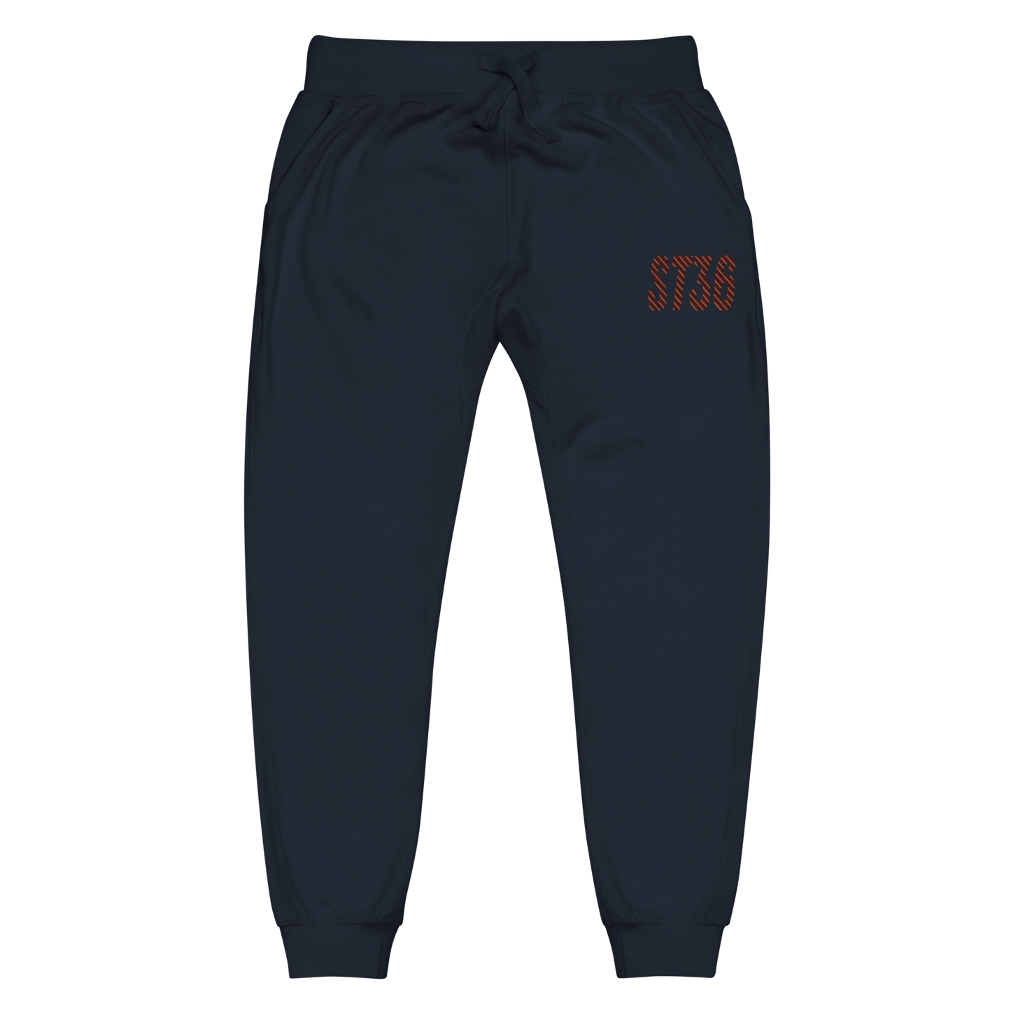 Maroon Racer EMB Unisex fleece sweatpants