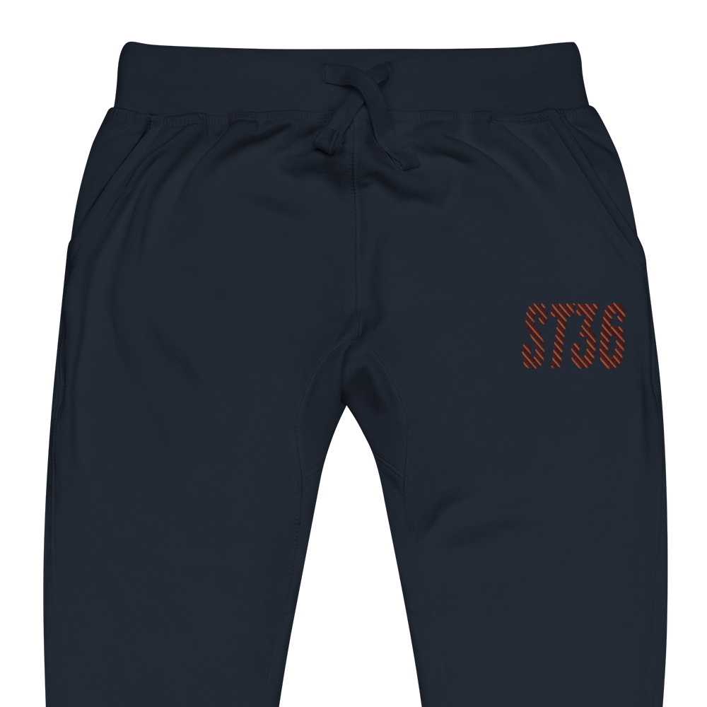 Maroon Racer EMB Unisex fleece sweatpants