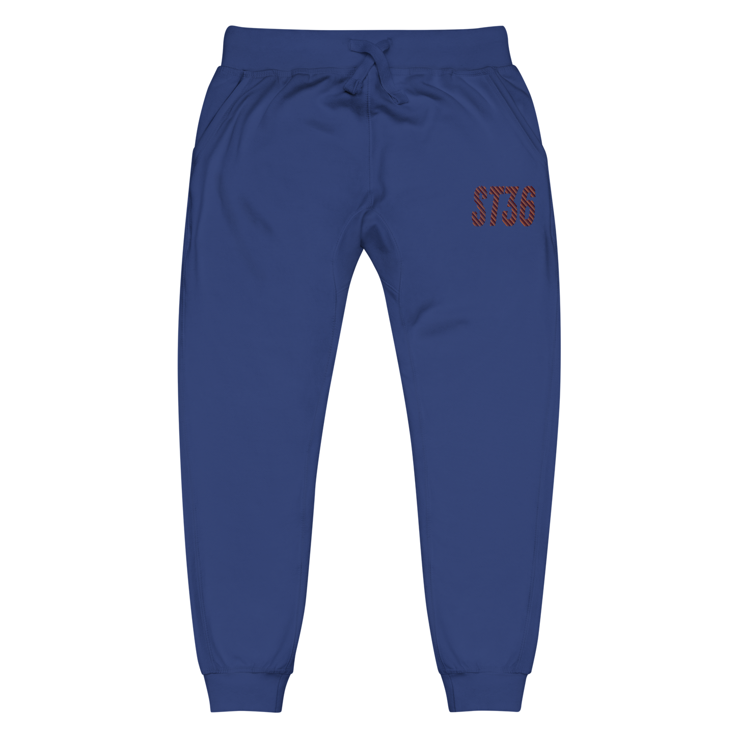 Maroon Racer EMB Unisex fleece sweatpants