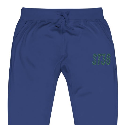 Green Racer EMB Unisex fleece sweatpants