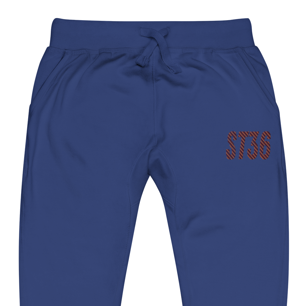 Maroon Racer EMB Unisex fleece sweatpants