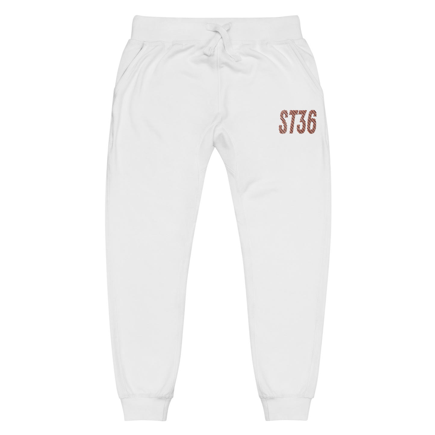 Maroon Racer EMB Unisex fleece sweatpants