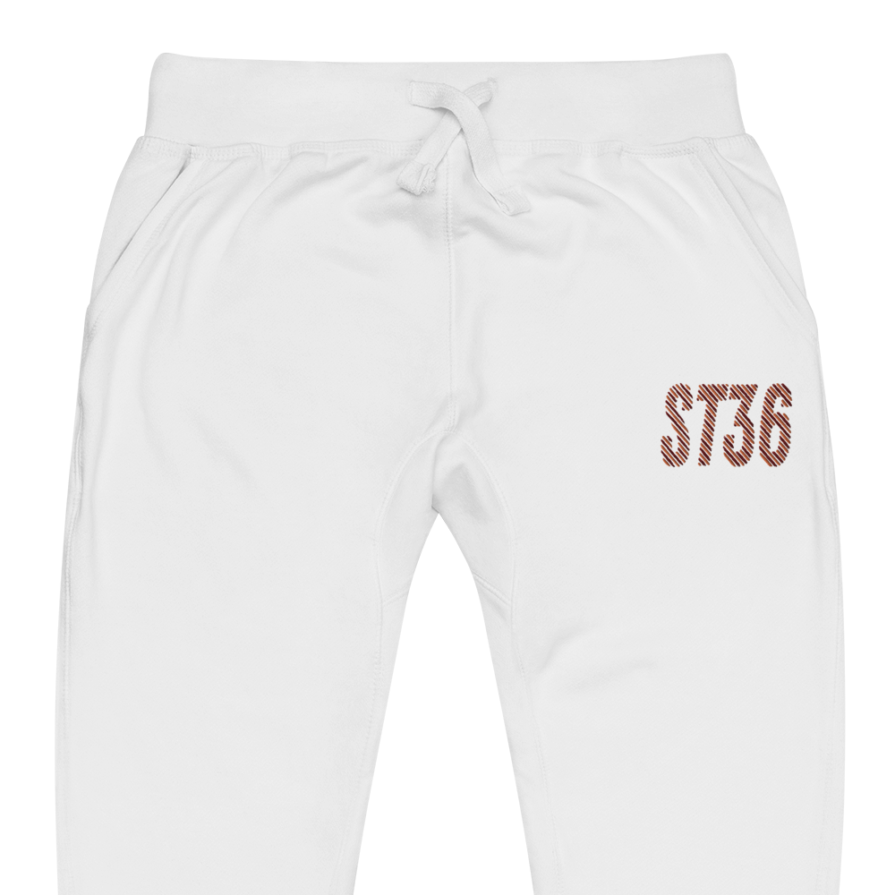Maroon Racer EMB Unisex fleece sweatpants