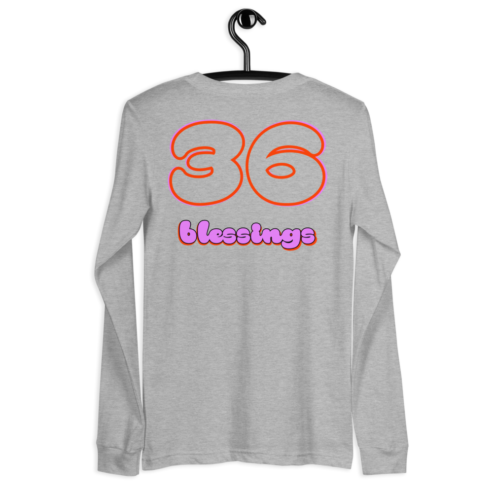 70s “Pink&Red” Unisex Long Sleeve Tee