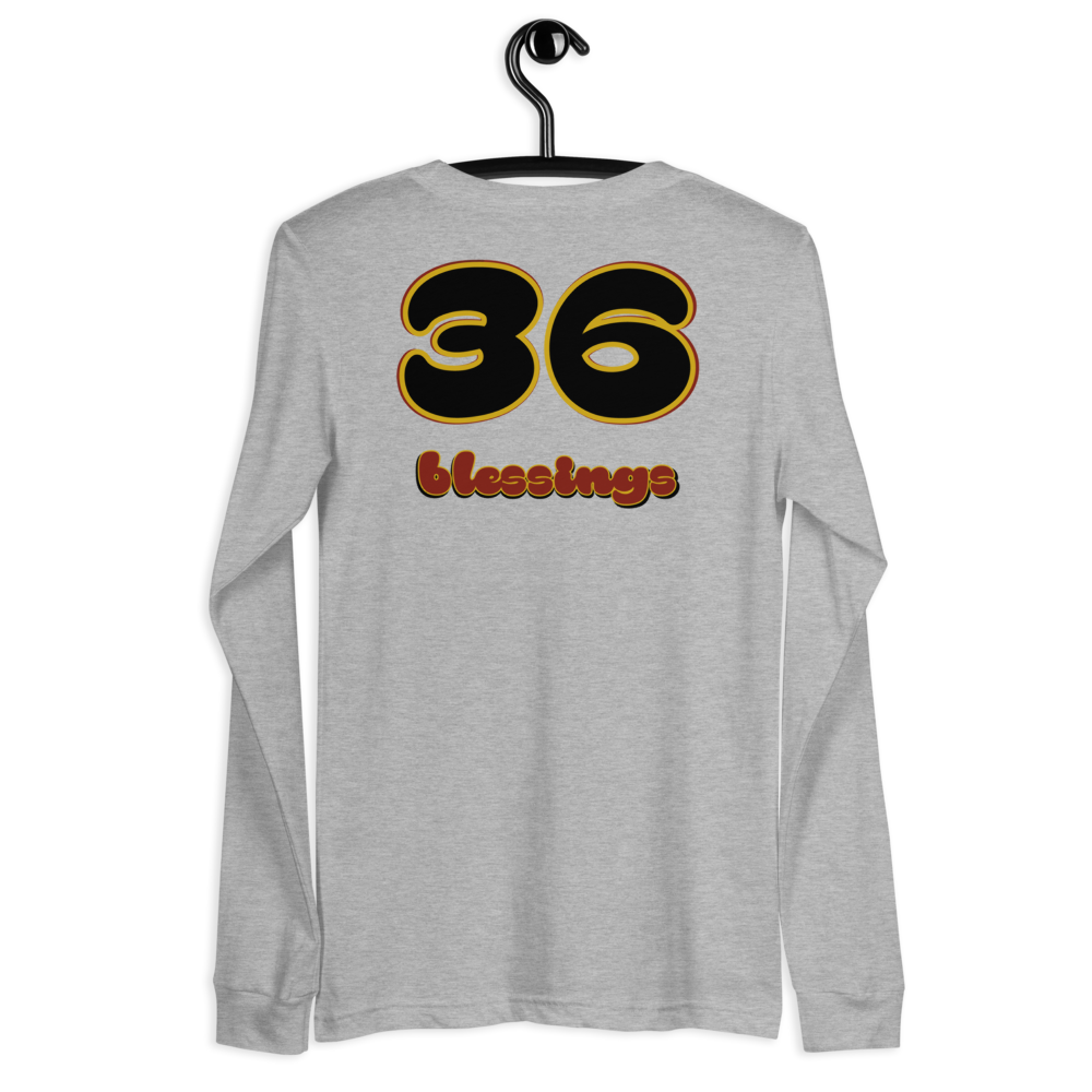 70s “Maroon/BLK/Gld” Unisex Long Sleeve Tee