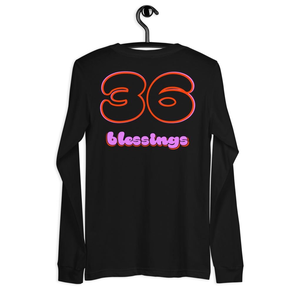 70s “Pink&Red” Unisex Long Sleeve Tee