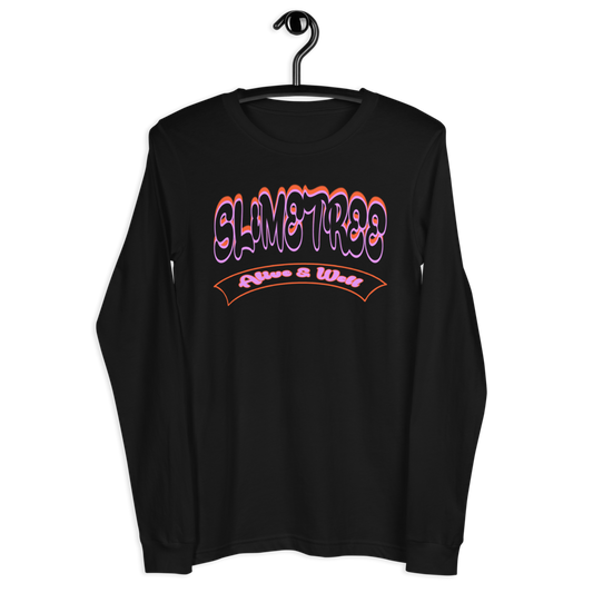 70s “Pink&Red” Unisex Long Sleeve Tee
