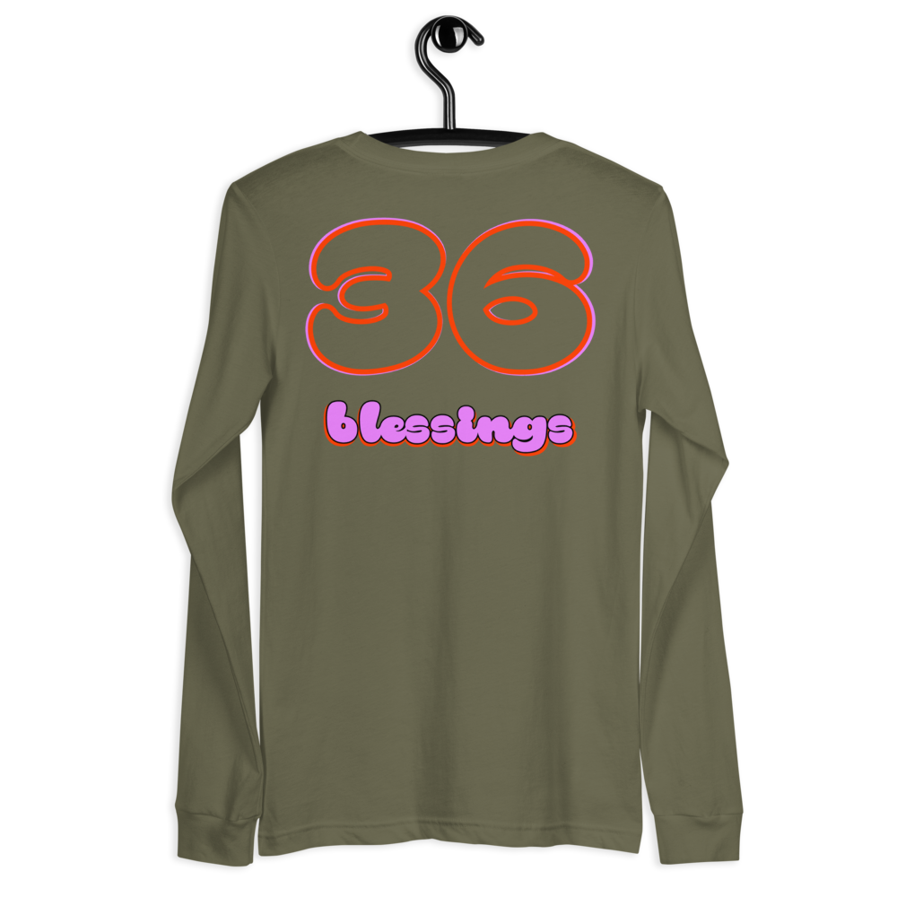 70s “Pink&Red” Unisex Long Sleeve Tee