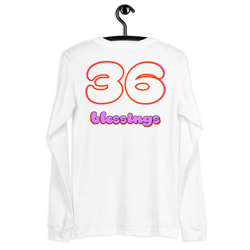 70s “Pink&Red” Unisex Long Sleeve Tee