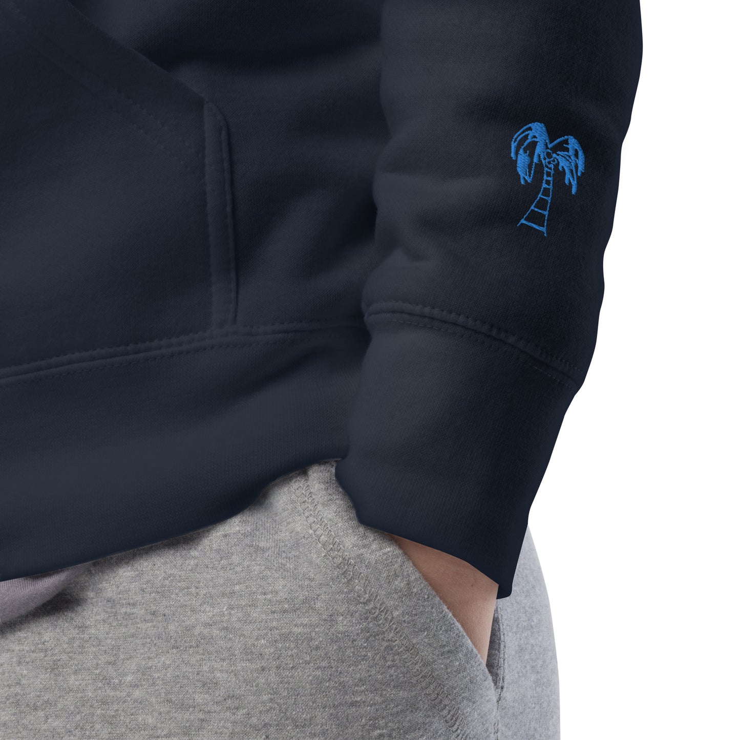 Aqua Racer EMB Unisex Hoodie