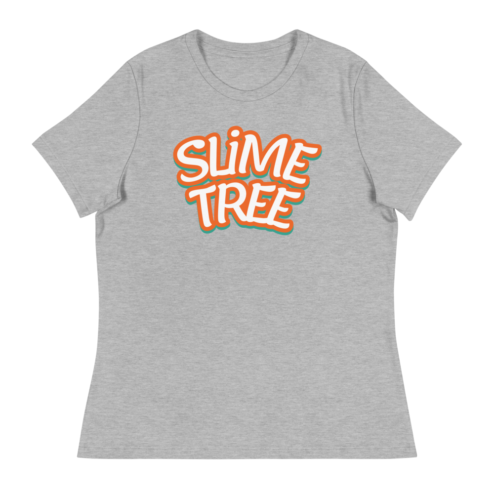 Orange/Teal "STACK" Women's Relaxed T-Shirt