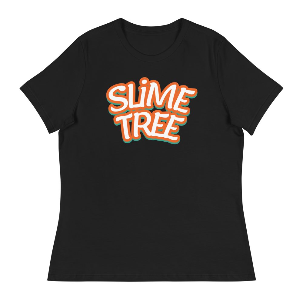 Orange/Teal "STACK" Women's Relaxed T-Shirt