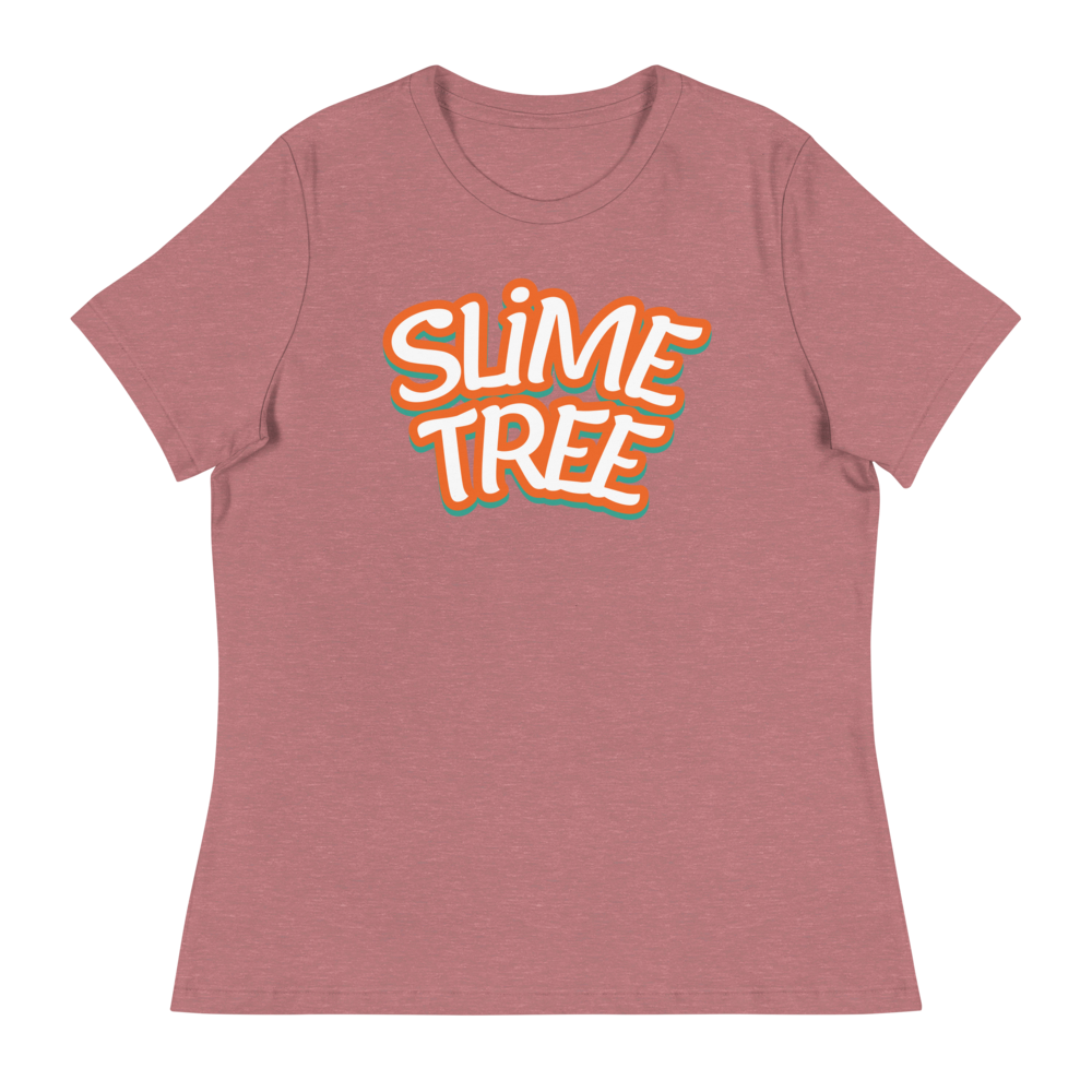 Orange/Teal "STACK" Women's Relaxed T-Shirt