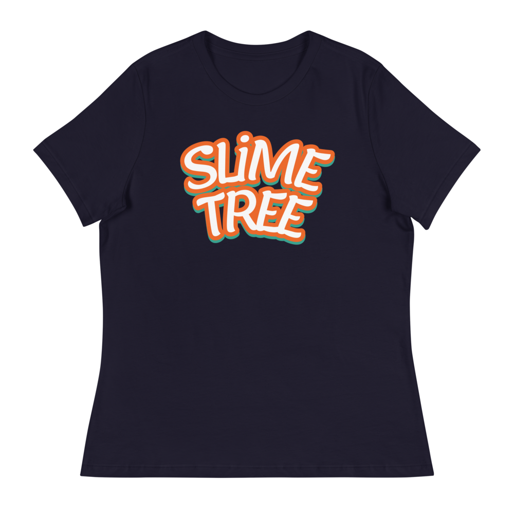 Orange/Teal "STACK" Women's Relaxed T-Shirt