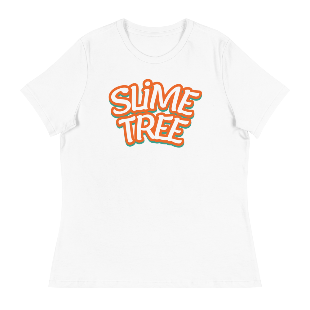 Orange/Teal "STACK" Women's Relaxed T-Shirt