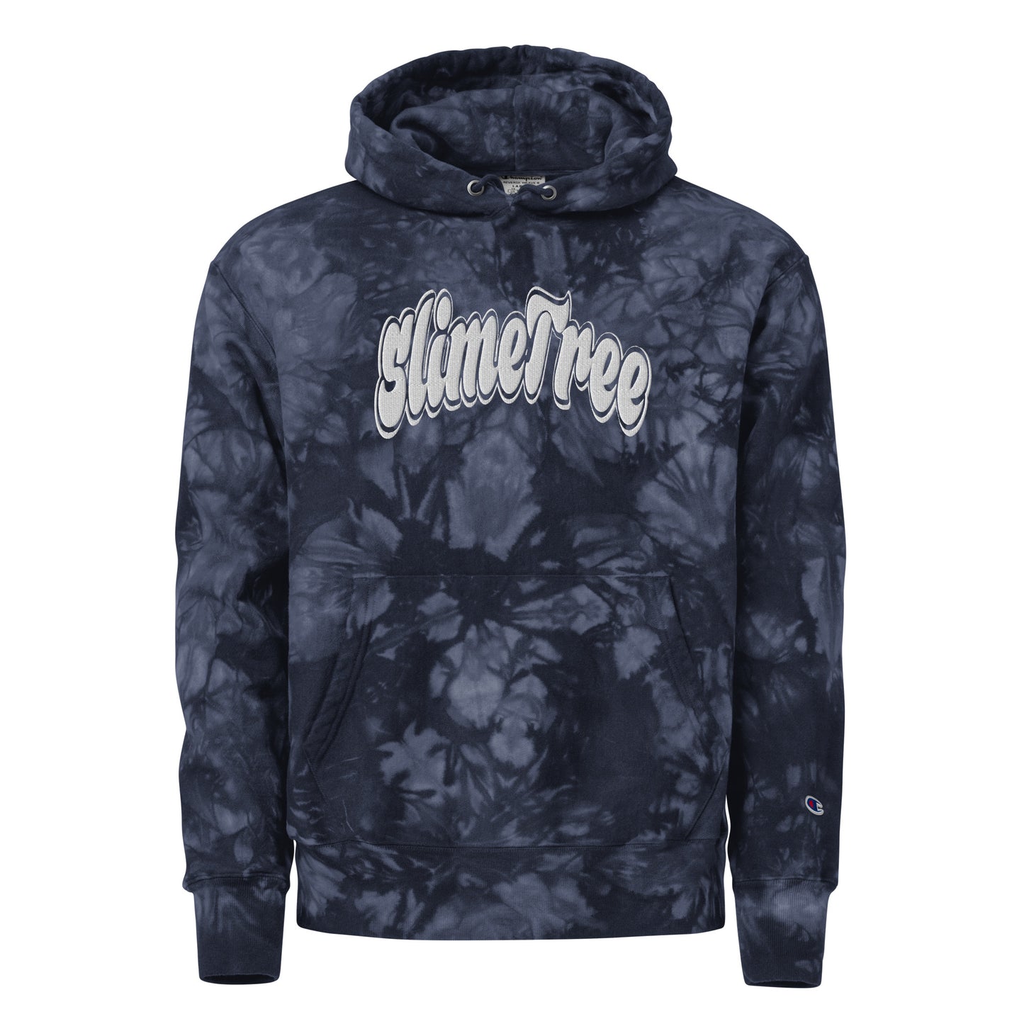 “CURVE 2.0” Big Face Unisex Champion tie-dye hoodie