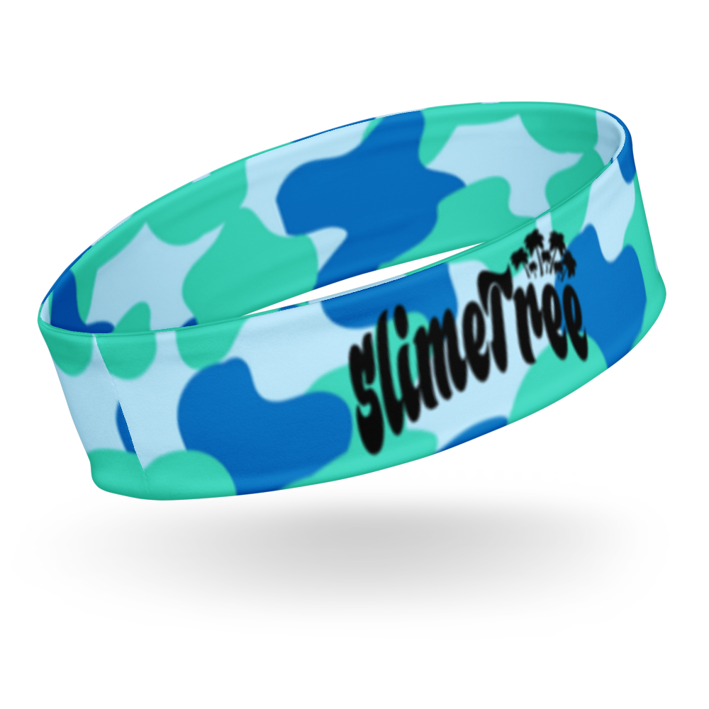 Aqua Camo Headband