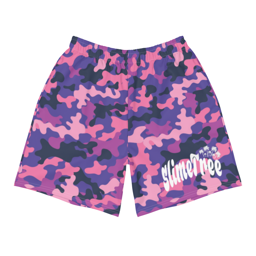 Mens purple cheap camo shorts