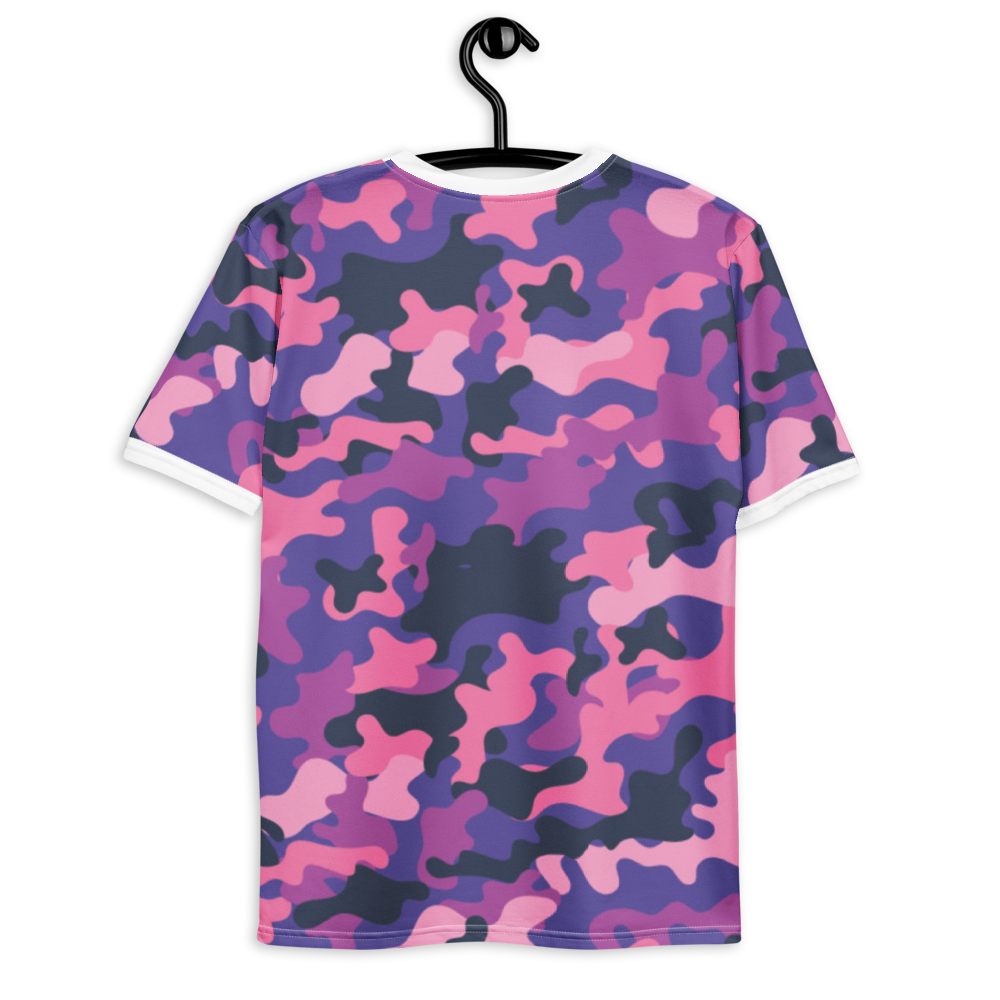 P & P Camo/White Men's T-shirt