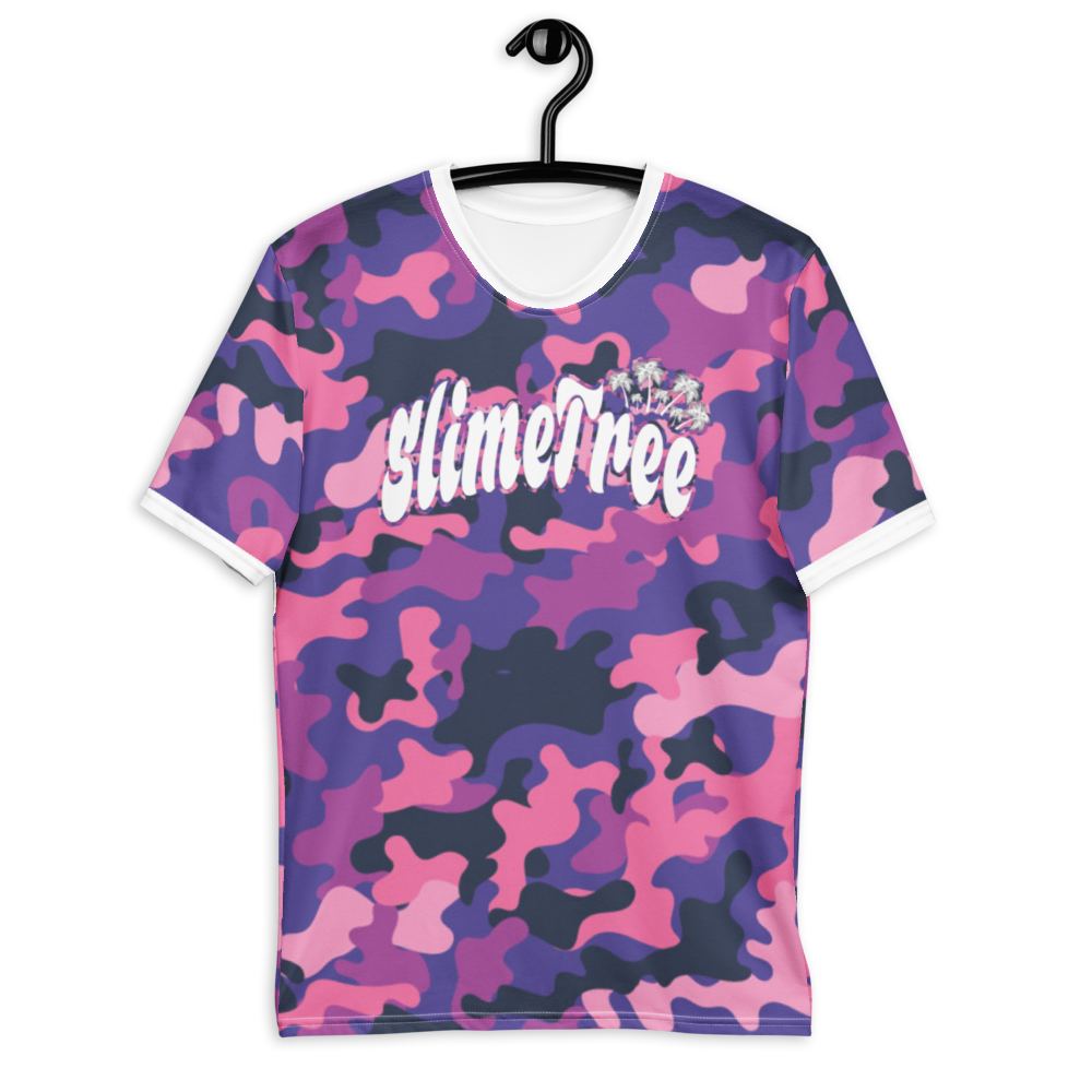 P & P Camo/White Men's T-shirt