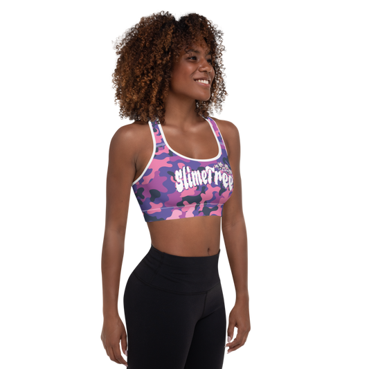 P & P Camo Padded Sports Bra