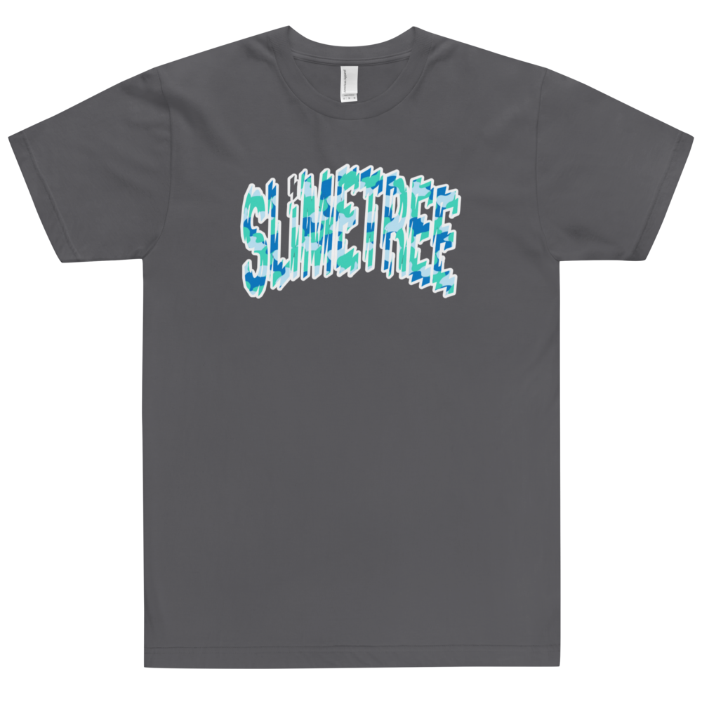 "Shatter" Aqua/white T-Shirt