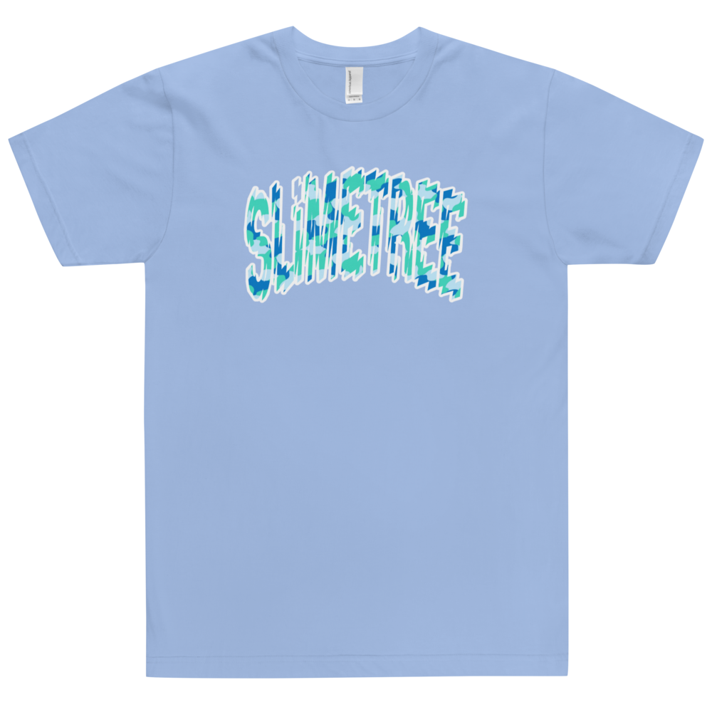 "Shatter" Aqua/white T-Shirt