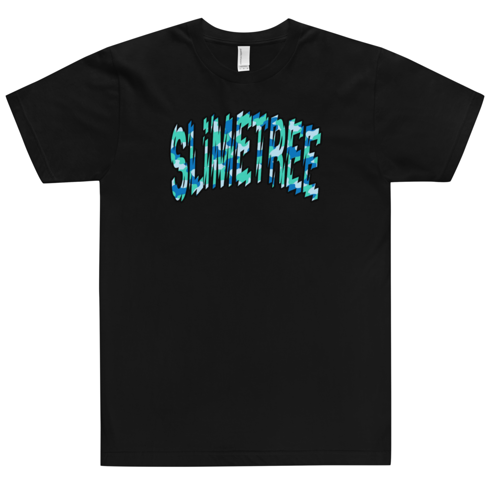 “Shatter” Aqua/Black T-Shirt