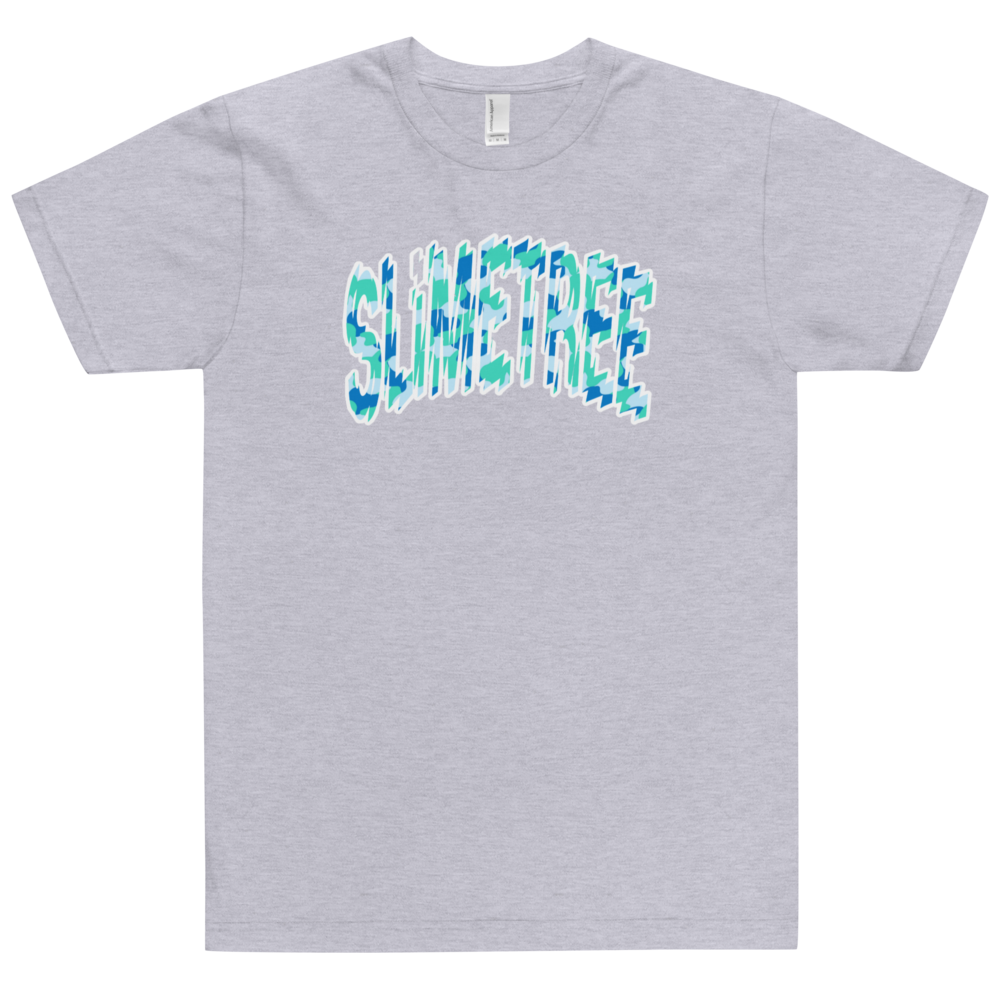 "Shatter" Aqua/white T-Shirt