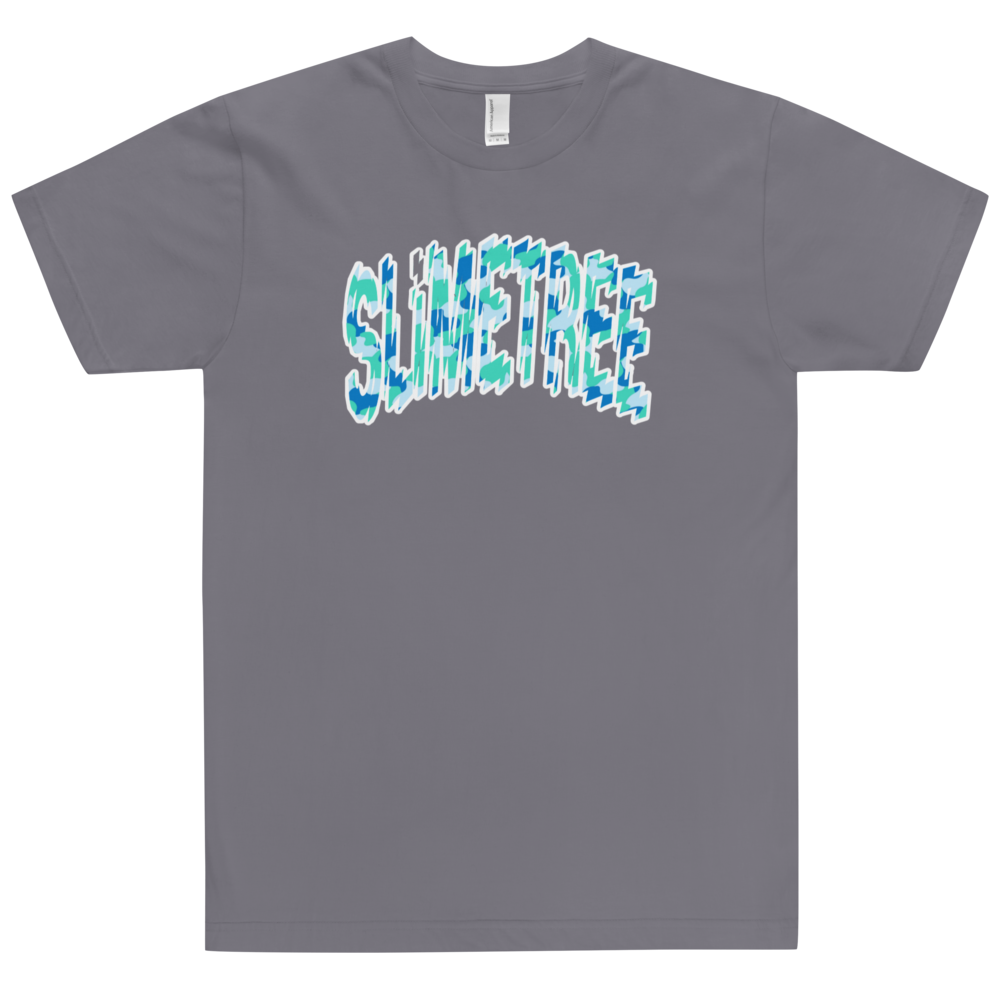 "Shatter" Aqua/white T-Shirt