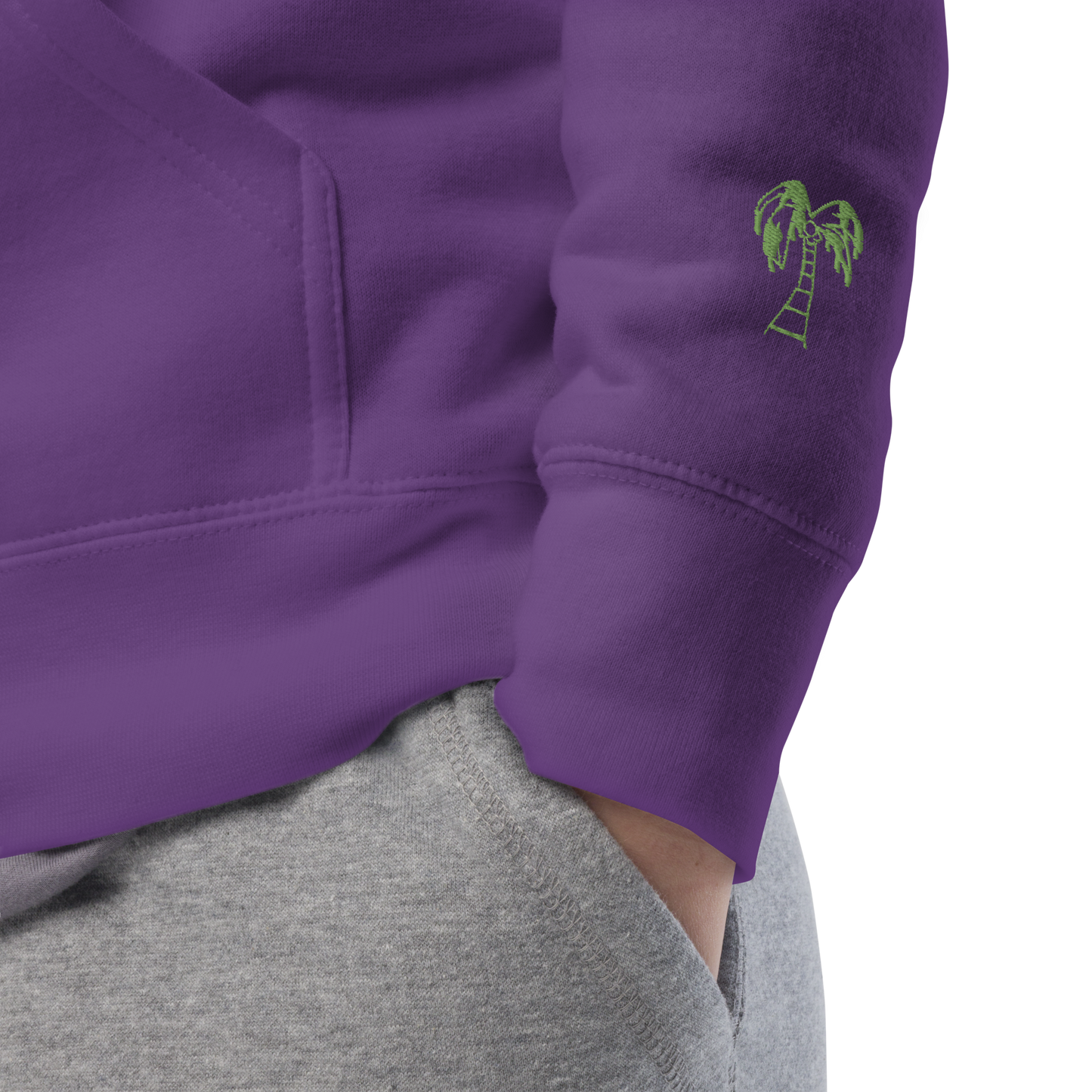 Green Racer EMB Unisex Hoodie