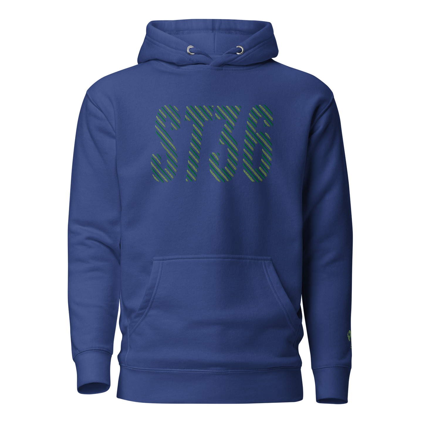 Green Racer EMB Unisex Hoodie