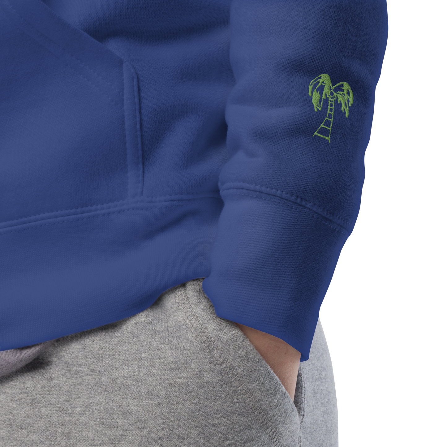 Green Racer EMB Unisex Hoodie