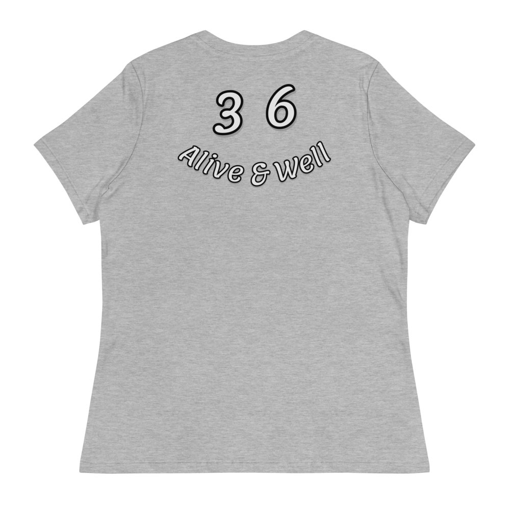 Grey "STACK" Women's Relaxed T-Shirt